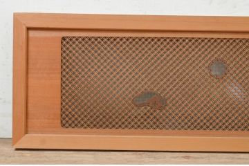 アンティーク建具　凝ったデザインの組子が目を惹く組子欄間2枚セット(明り取り、明かり取り)(R-071704)