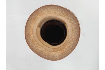 素朴な質感が味わい深い竹一重切花入(家元、花押、銘、茶道具、花瓶、花器、共箱付き)(R-071724)