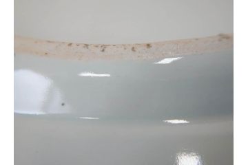 江戸期　古伊万里　染付　1尺5寸　約47cm　繊細に描かれた山水図が上質な和の雰囲気を高める大皿(和皿、和食器、一尺五寸)(R-071726)