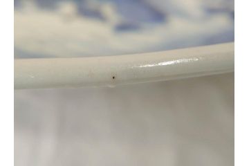 江戸期　古伊万里　染付　1尺5寸　約47cm　繊細に描かれた山水図が上質な和の雰囲気を高める大皿(和皿、和食器、一尺五寸)(R-071726)
