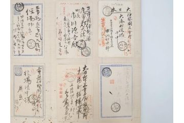 戦前　軍事郵便　伊勢國　大湊町　葉書　エンタイヤ　まとめて72枚セット(はかき、はがき、ハガキ、絵葉書、明治、消印、通信省発行、征露、伊勢神社)(R-071731)