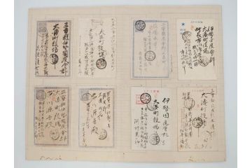 戦前　軍事郵便　伊勢國　大湊町　葉書　エンタイヤ　まとめて72枚セット(はかき、はがき、ハガキ、絵葉書、明治、消印、通信省発行、征露、伊勢神社)(R-071734)