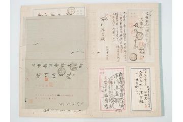 戦前　軍事郵便　伊勢國　大湊町　遼東守備軍　葉書　エンタイヤ　まとめて48枚セット(はかき、はがき、ハガキ、絵葉書、明治、消印、通信省発行、征露、伊勢神社、戦時通信用紙)(R-071735)
