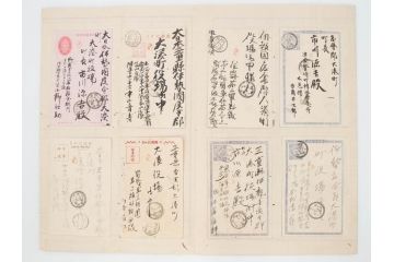 戦前　軍事郵便　伊勢國　大湊町　葉書　エンタイヤ　まとめて72枚セット(はかき、はがき、ハガキ、絵葉書、明治、消印、通信省発行、征露、伊勢神社)(R-071736)