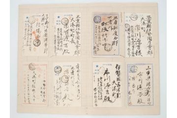 戦前　軍事郵便　伊勢國　大湊町　葉書　エンタイヤ　まとめて72枚セット(はかき、はがき、ハガキ、絵葉書、明治、消印、通信省発行、征露、伊勢神社)(R-071736)