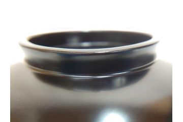明治〜大正　輪島塗　木製漆器　紅葉の蒔絵が食卓のアクセントになる吸物椀8客セット(もみじ、モミジ、黒漆、お椀、和食器)(R-071738)