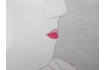 上村松園　「若葉」　モモセ版画美術　限定300部のうち292番　気品の漂う女性の姿を見事に表現された手摺木版画(人物画、絵画、額装、箱付き)(R-071745)