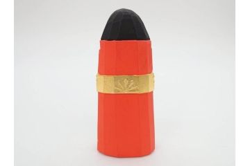 春日有職　奈良人形師　五代　瀬谷桃源　一刀彫　力強い彫りと華やかな色彩が美しい立雛(ひな、ヒナ、木彫、彫刻、木製、置物、共箱付き)(R-071747)