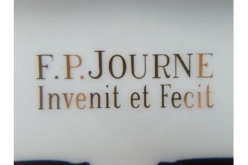 レア　スイス　時計ブランド　F.P.JOURNE(フランソワ・ポール・ジュルヌ)　Invenit et Fecit　LIMOGES(リモージュ)　大胆に描かれた時計柄が印象的なトレイ(ノベルティ、記念品、皿、トレー、小物入れ、30th Anniversary)(R-071806)