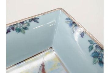 スイス　PATEK PHILIPPE(パテック・フィリップ)　LIMOGES(リモージュ)　Collection 2015　柔らかいタッチと美しい意匠が目を惹くトレイ(ノベルティ、非売品、ヨット、舟、船、時計、皿、トレー、小物入れ)(R-071807)