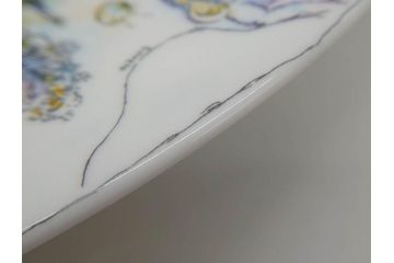 フランス　BERNARDAUD(ベルナルド)　マルク・シャガール・コレクション　パリ・オペラ座 1963　約36cm　多種多様な美しい絵柄が神秘的な雰囲気を醸し出すクーププレート(天井絵、大皿、飾り皿)(R-071809)