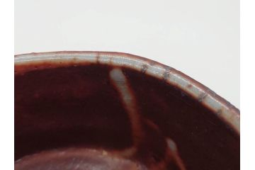 青龍洞　志野　約13cm　4.1寸　深みのある色合いが上品な和の雰囲気を高める茶碗(茶道具、花押、志埜、立花大亀、茶器、抹茶碗、和食器、共箱付き、四寸一分)(R-071813)