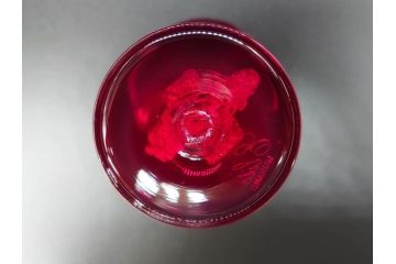 イタリア　ムラノガラス　ベネチアンガラス　金彩　凝ったデザインが優美な印象を与えるカクテルグラス3客セット(ヴェネチアングラス、MURANO、ムラーノガラス、作家物)(R-071817)