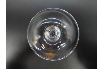 フランス　Baccarat　バカラ　ナポレオン　金彩　ブランデー　コニャック　シンプルながらも上品な雰囲気溢れるグラス2客セット(王冠、ワイン、冷酒、梅酒、フルレッドクリスタルガラス)(R-071818)