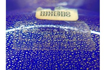 イタリア　ムラノガラス　ベネチアンガラス　珍しいデザインと鮮やかな色合いが目を惹くフラワーベース(ムラーノガラス、MURANO、花瓶、花器、花入、作家物)(R-071819)