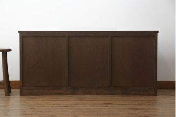ラフジュ工房オリジナル　古建具リメイク　レーザー組子デザイン　レトロな空間を演出するテレビボード(テレビ台、サイドボード、収納棚、戸棚、リビングボード)(R-071827)