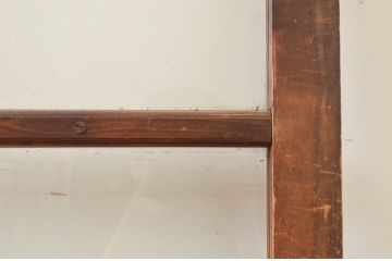 アンティーク建具　素朴な風合いが魅力的なガラス戸2枚セット(引き戸)(R-071913)