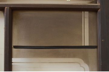 アンティーク建具　大正ロマン　レトロな空間づくりにオススメのガラス戸1枚(引き戸)(R-071916)
