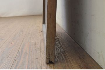 アンティーク建具　大正ロマン　レトロな空間づくりにオススメのガラス戸1枚(引き戸)(R-071916)