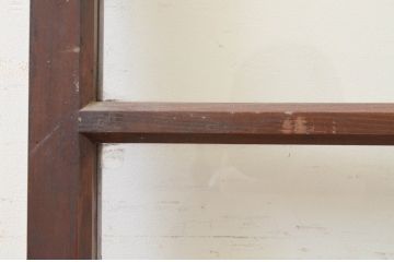 アンティーク建具　昭和レトロな空間づくりにおすすめな幅狭ガラス戸1枚(引き戸)(R-071917)