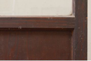 アンティーク建具　昭和レトロな空間づくりにおすすめな幅狭ガラス戸1枚(引き戸)(R-071917)