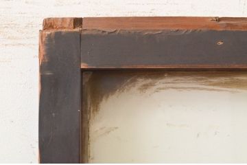 アンティーク建具　昭和レトロな空間づくりにおすすめな幅狭ガラス戸1枚(引き戸)(R-071917)