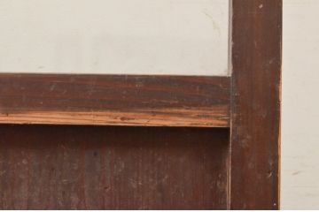 アンティーク建具　昭和レトロな空間づくりにおすすめな幅狭ガラス戸1枚(引き戸)(R-071917)