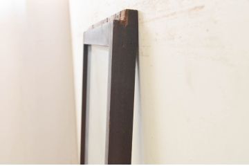 アンティーク建具　昭和レトロな空間づくりにおすすめな幅狭ガラス戸1枚(引き戸)(R-071917)