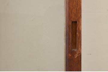 アンティーク建具　大正ロマン　菱形デザイン　ノスタルジックな雰囲気漂うガラス戸2枚セット(引き戸)(R-071919)