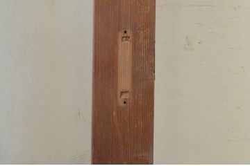 アンティーク建具　昭和レトロな雰囲気漂う幅狭扉1枚(ドア、引き戸、ガラス戸　ガラス扉)(R-071921)