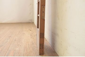 アンティーク建具　昭和レトロな雰囲気漂う幅狭扉1枚(ドア、引き戸、ガラス戸　ガラス扉)(R-071921)