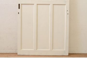 アンティーク建具　ペイント仕上げ限定　レトロな空間づくりにおすすめなガラス戸1枚(引き戸)(R-071923)