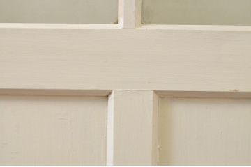 アンティーク建具　ペイント仕上げ限定　レトロな空間づくりにおすすめなガラス戸1枚(引き戸)(R-071923)