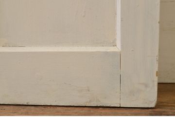 アンティーク建具　ペイント仕上げ限定　レトロな空間づくりにおすすめなガラス戸1枚(引き戸)(R-071923)