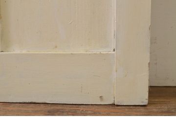 アンティーク建具　ペイント仕上げ限定　レトロな空間づくりにおすすめなガラス戸1枚(引き戸)(R-071923)
