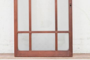 アンティーク建具　大正ロマン　ダイヤガラスの模様が素敵なガラス窓1枚(引き戸、ガラス戸)(R-071955)