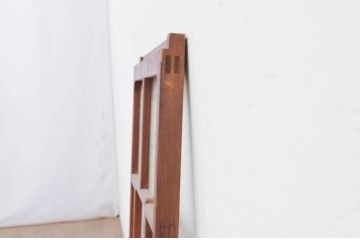 アンティーク建具　大正ロマン　ダイヤガラスの模様が素敵なガラス窓1枚(引き戸、ガラス戸)(R-071955)