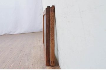 ビンテージ建具　モールガラス入り　どこか懐かしい雰囲気漂うガラス窓2枚セット(引き戸、ガラス戸、ヴィンテージ)(R-071960)