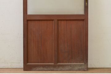 アンティーク建具　レトロな空間作りにおすすめのガラス戸1枚(引き戸)(R-071967)