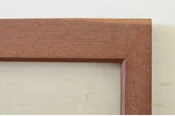 アンティーク建具　レトロな空間作りにおすすめのガラス戸1枚(引き戸)(R-071967)