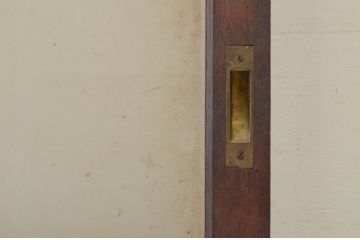 アンティーク建具　レトロな空間作りにおすすめのガラス戸1枚(引き戸)(R-071967)