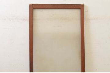 アンティーク建具　レトロな空間作りにおすすめのガラス戸1枚(引き戸)(R-071967)