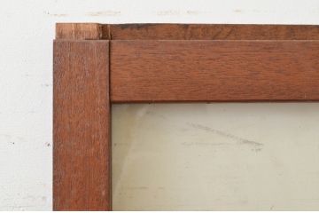 アンティーク建具　レトロな空間作りにおすすめのガラス戸1枚(引き戸)(R-071967)