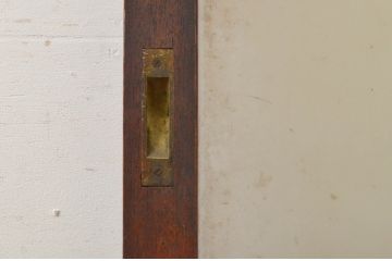 アンティーク建具　レトロな空間作りにおすすめのガラス戸1枚(引き戸)(R-071967)
