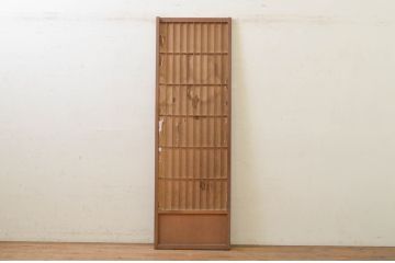 アンティーク建具　和の空間を演出する幅狭障子戸1枚(引き戸)(R-071970)