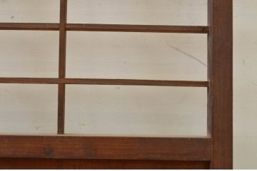 アンティーク建具　どこか懐かしい雰囲気溢れる障子戸1枚(引き戸)(R-071971)