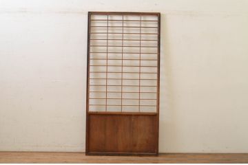 アンティーク建具　どこか懐かしい雰囲気溢れる障子戸1枚(引き戸)(R-071971)