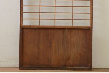 アンティーク建具　どこか懐かしい雰囲気溢れる障子戸1枚(引き戸)(R-071971)