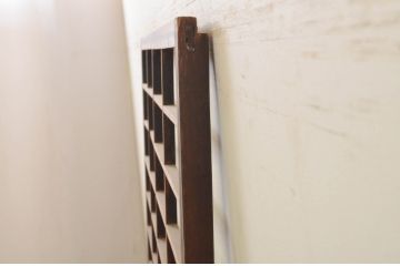 アンティーク建具　どこか懐かしい雰囲気溢れる障子戸1枚(引き戸)(R-071971)