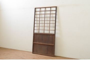 アンティーク建具　レトロな空間を演出する障子戸1枚(引き戸)(R-071972)